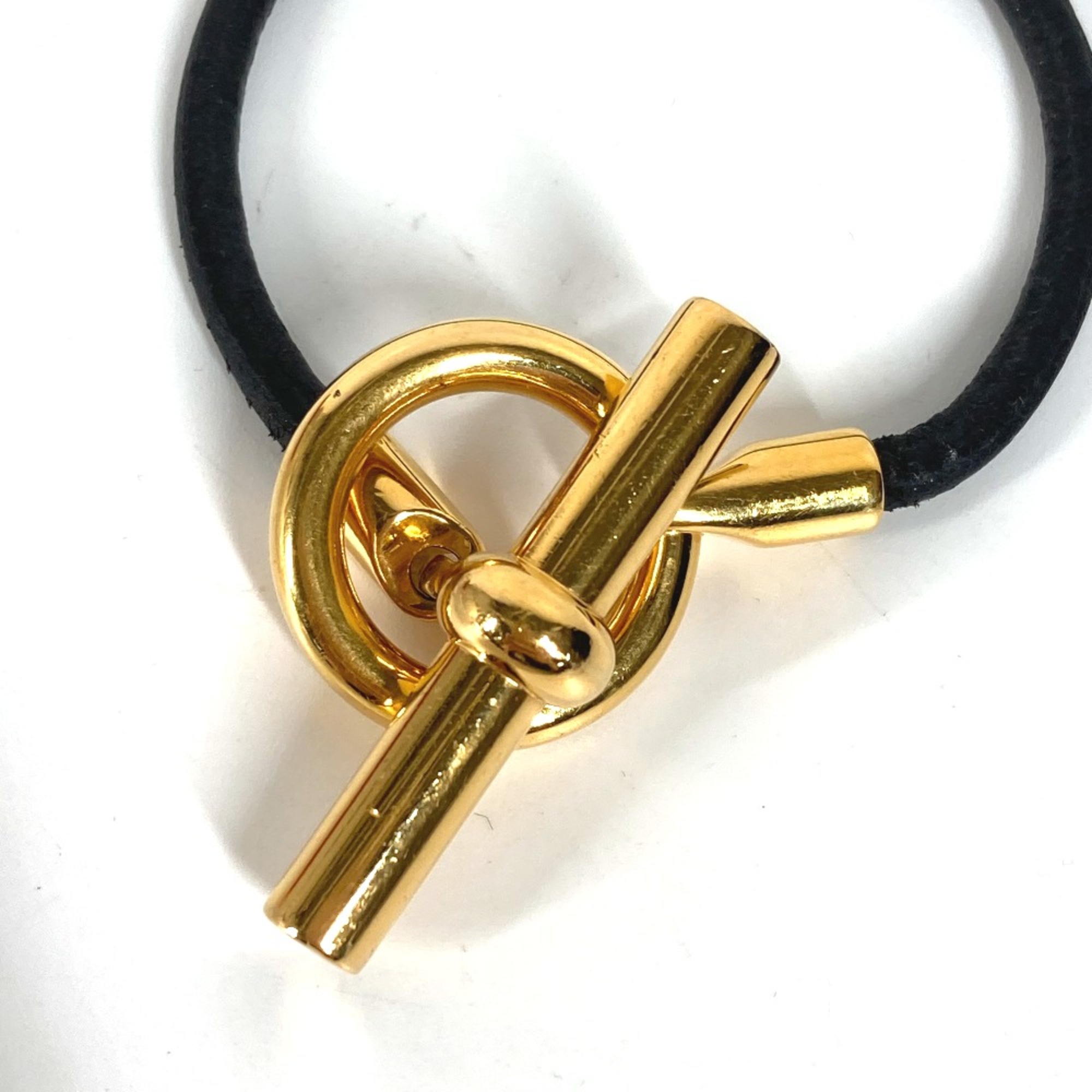 Hermes Accessories Bracelet Black GoldHardware