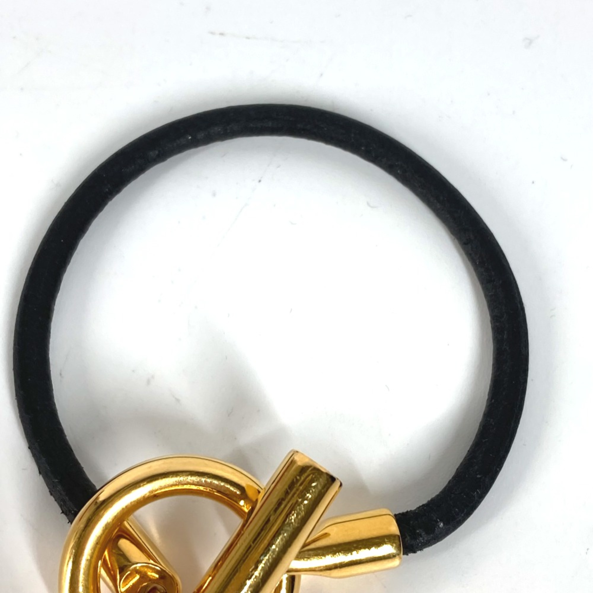 Hermes Accessories Bracelet Black GoldHardware