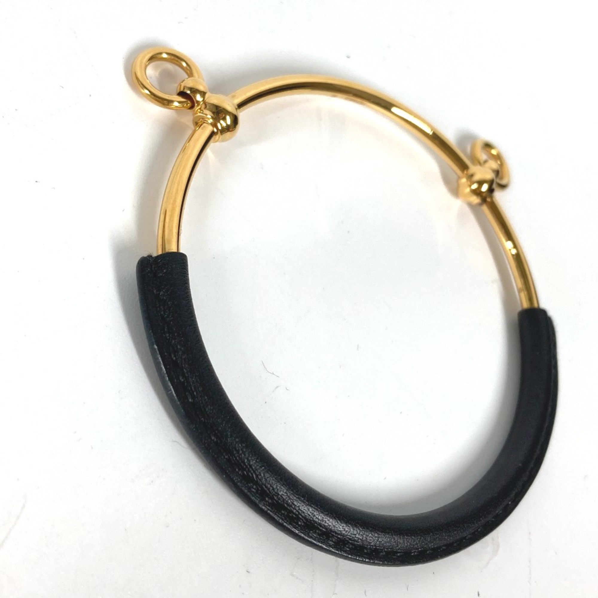 Hermes Bracelet accessories Bangle Black GoldHardware