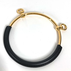 Hermes Bracelet accessories Bangle Black GoldHardware