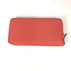 Hermes Azap Long Long wallet Zip Around Long Wallet Flamingo Pink Based