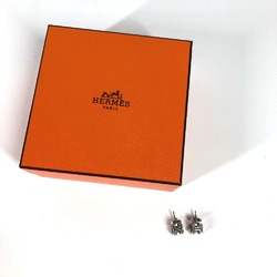 Hermes Accessories H logo Pierce White Silver