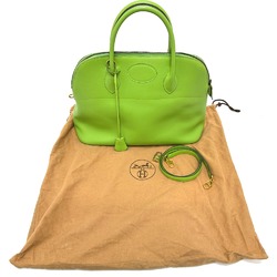 Hermes 2WAY bag Hand Bag Apple green Green