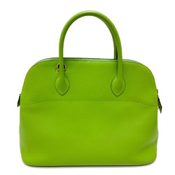 Hermes 2WAY bag Hand Bag Apple green Green