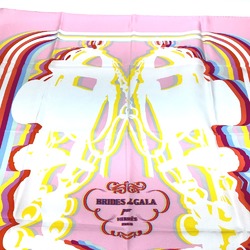 Hermes Brides de Gala Scarf pink