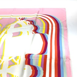 Hermes Brides de Gala Scarf pink