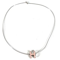 Hermes Accessories Necklace Light pink Silver