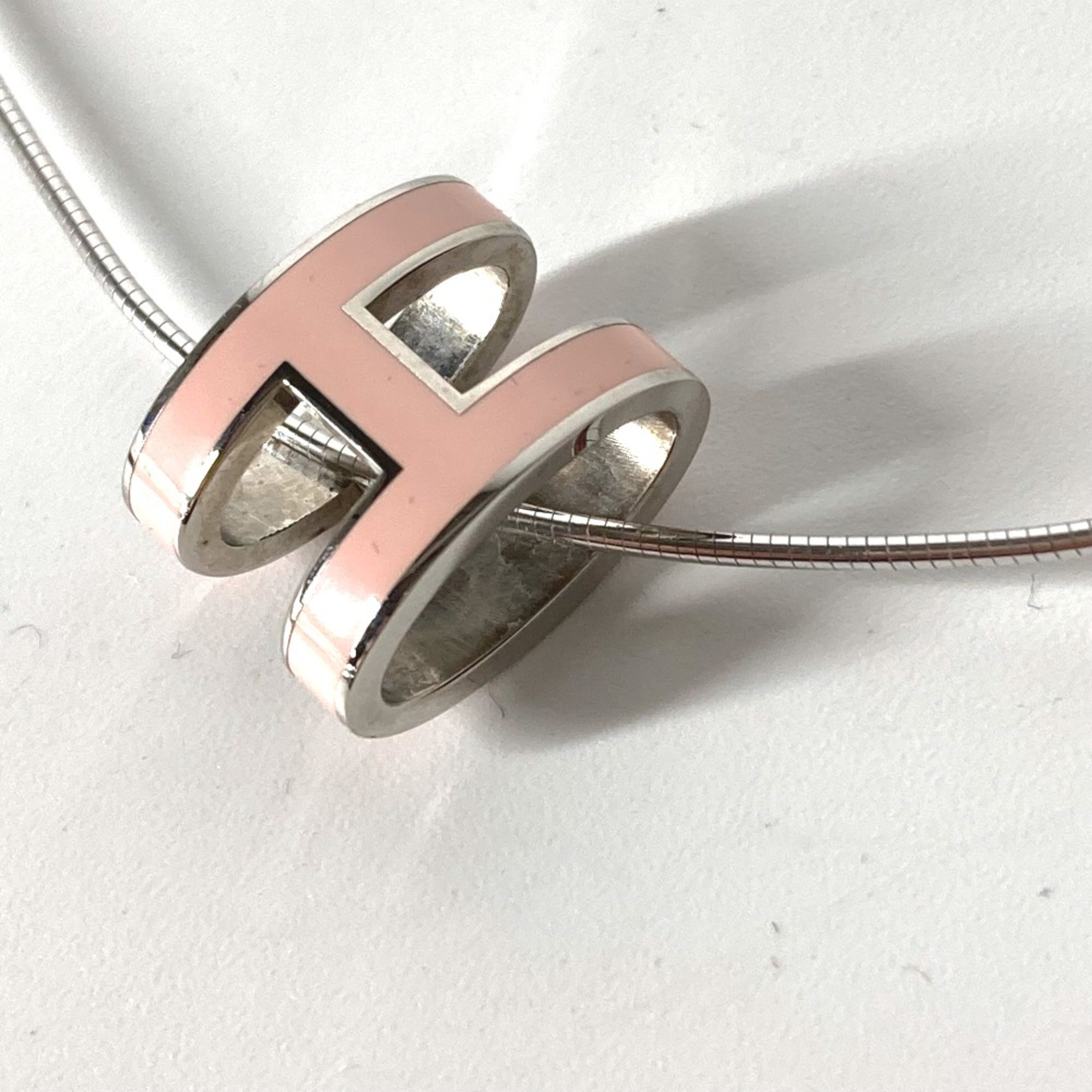 Hermes Accessories Necklace Light pink Silver