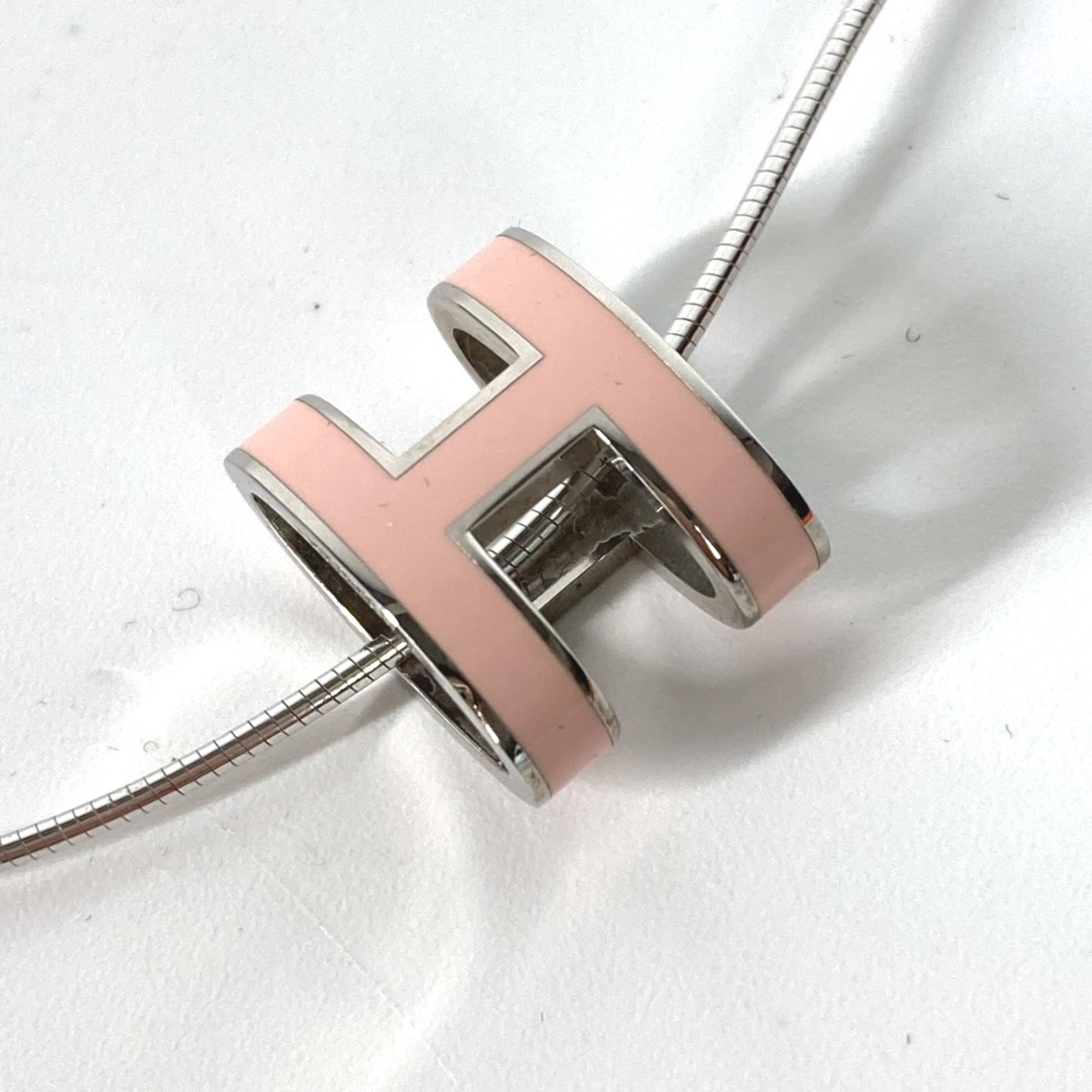 Hermes Accessories Necklace Light pink Silver