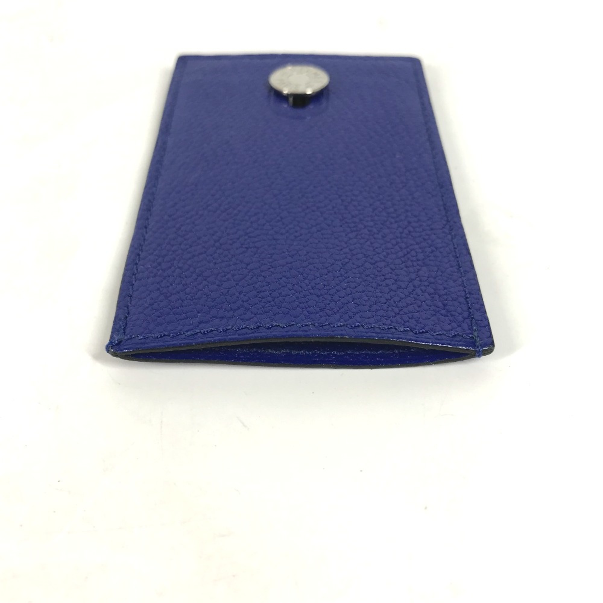 Hermes Pass case Card Case blue