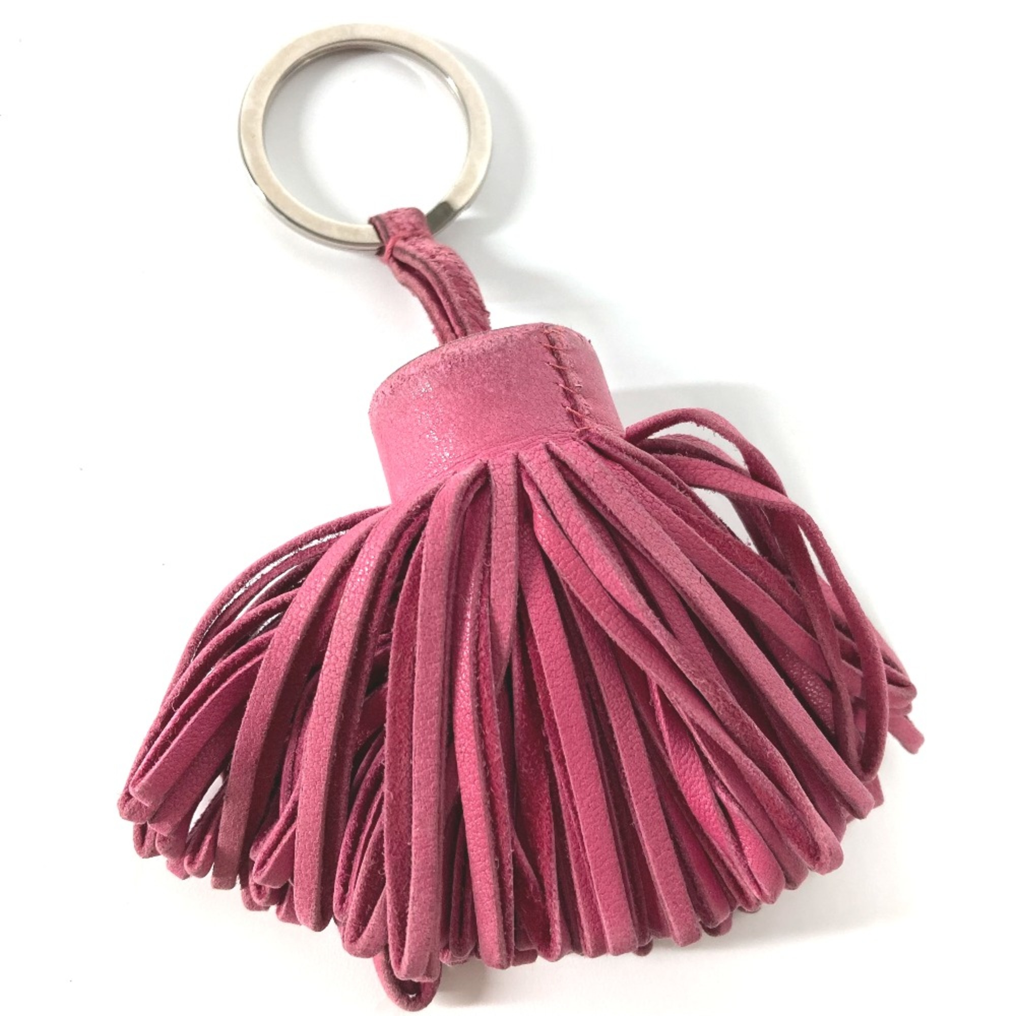 Hermes Bag Charm fringe tassel Key ring Purple Based