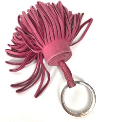 Hermes Bag Charm fringe tassel Key ring Purple Based