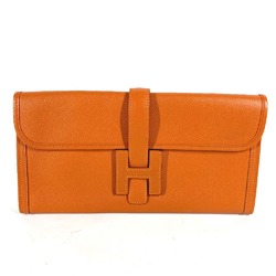 Hermes Bag H logo Cluch Bag Clutch bag Orange
