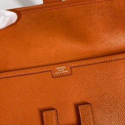 Hermes Bag H logo Cluch Bag Clutch bag Orange