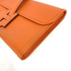 Hermes Bag H logo Cluch Bag Clutch bag Orange