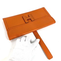 Hermes Bag H logo Cluch Bag Clutch bag Orange