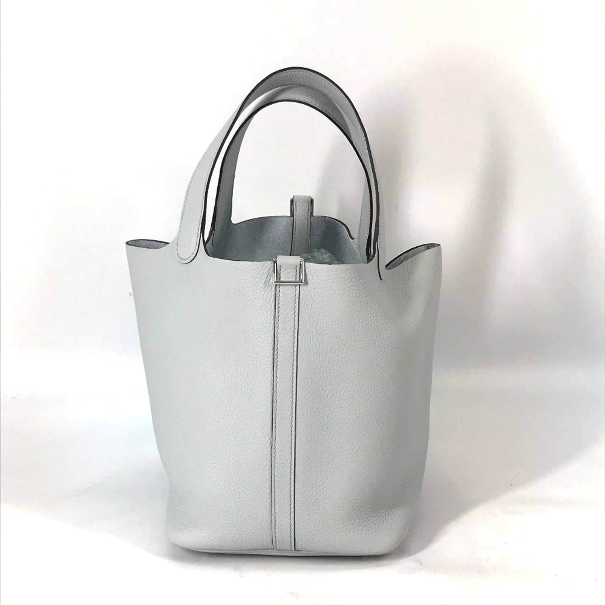 Hermes Bag Tote Bag Hand Bag Blue Pale blue