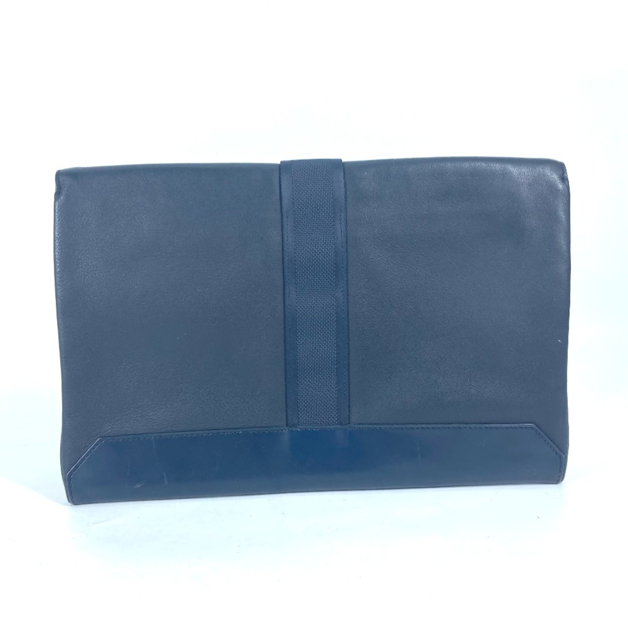 Hermes pouch bag Clutch bag Navy