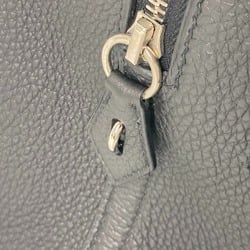 Hermes Bag Hand Bag Tote Bag Black x Blue Run Black SilverHardware