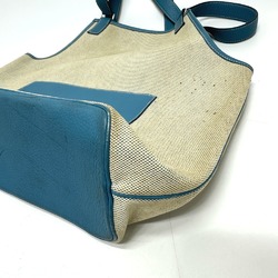 Hermes bag shawl Tote Bag Beige /blue