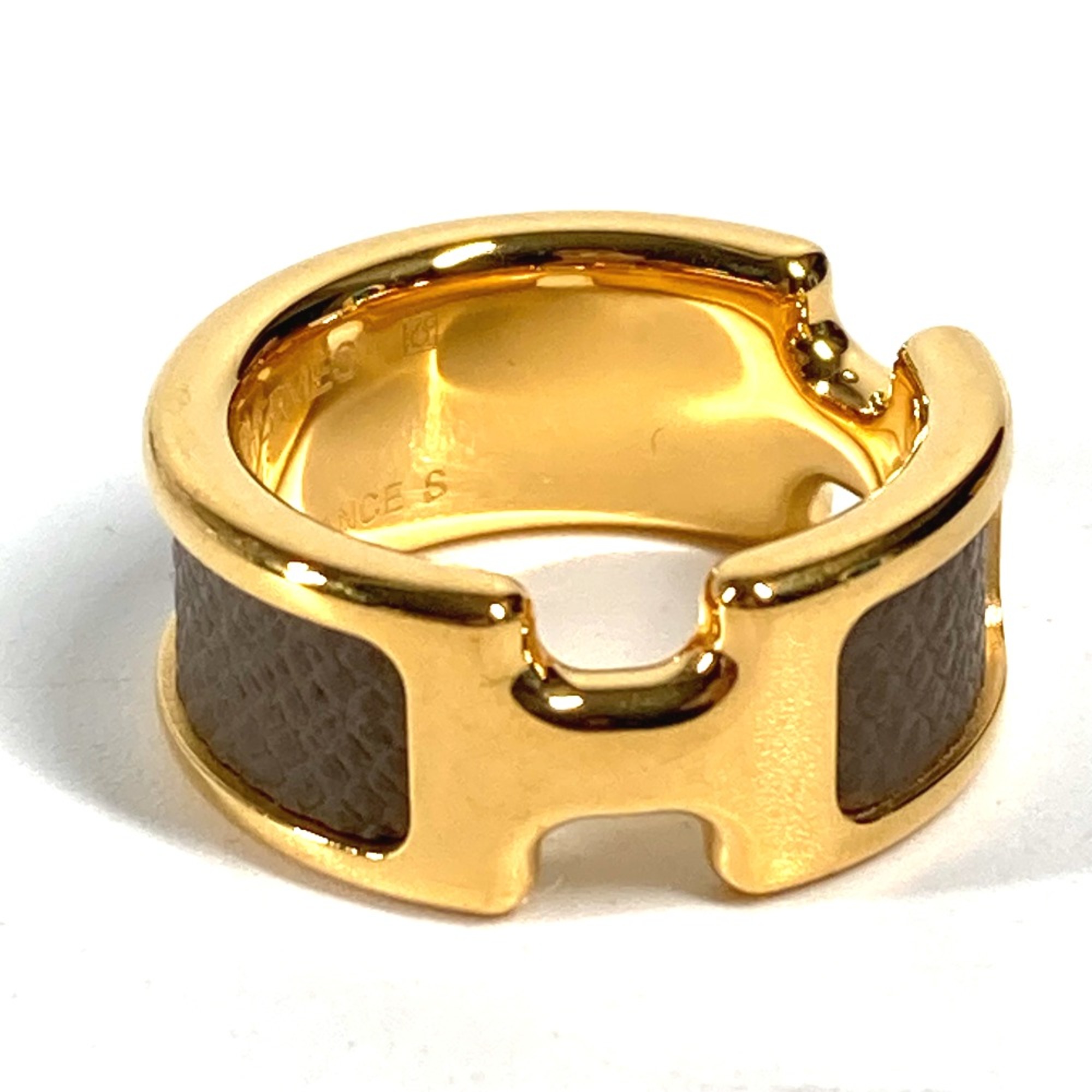 Hermes Accessories Ring Etoupe Gold