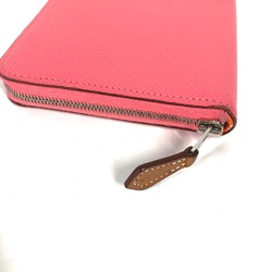 Hermes Long wallet Zip Around Long Wallet pink