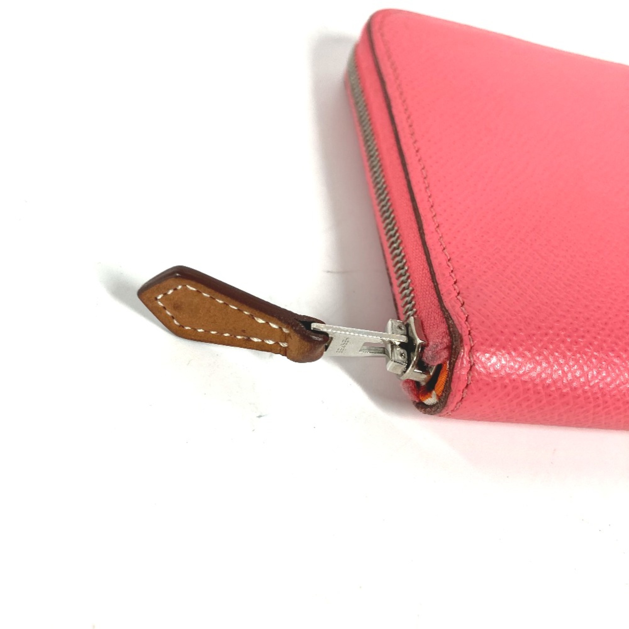 Hermes Long wallet Zip Around Long Wallet pink