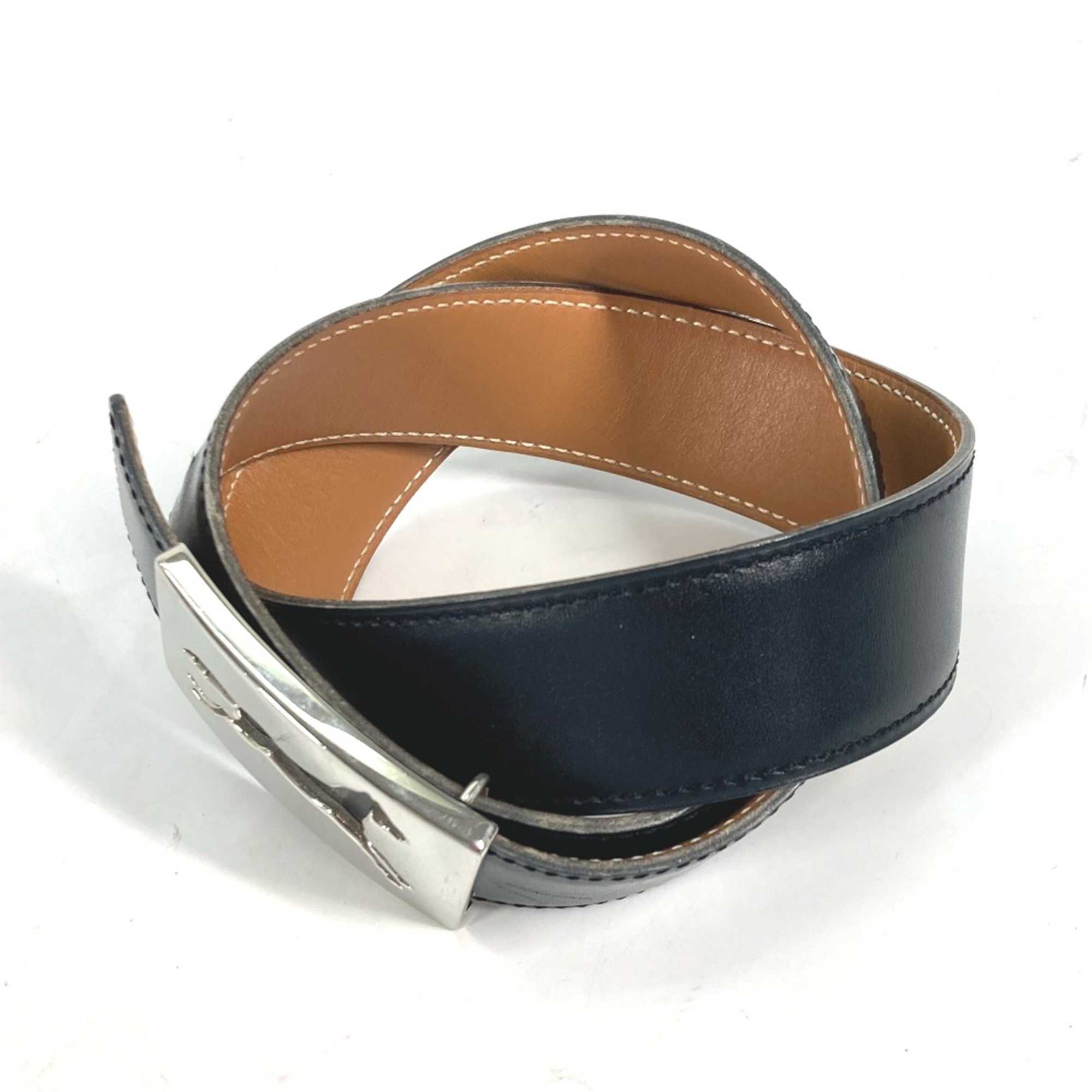 Hermes belt Black SilverHardware