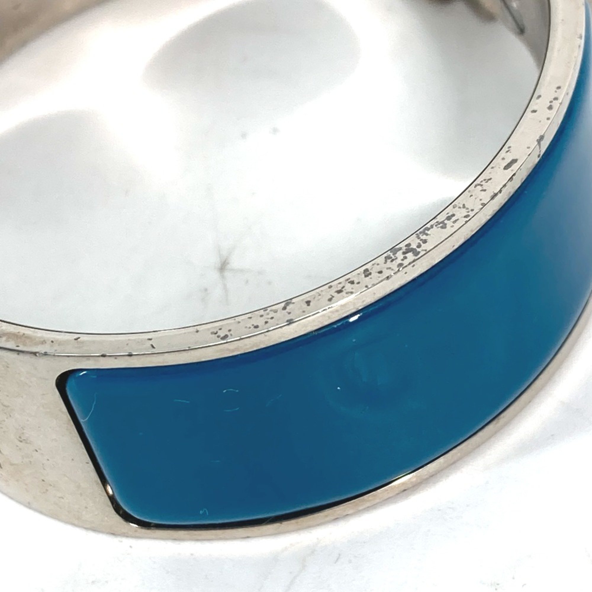 Hermes Accessory bracelet Bangle blue Silver