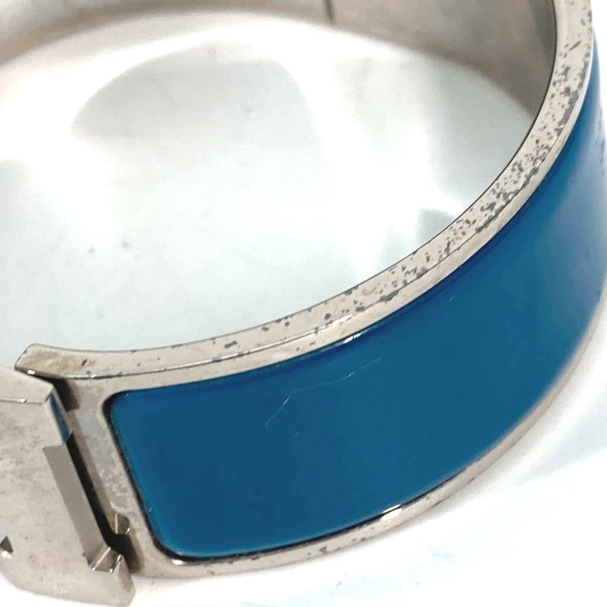 Hermes Accessory bracelet Bangle blue Silver