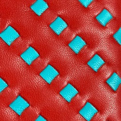 Hermes purse Accessory case multi-pouch Pouch Red x blue