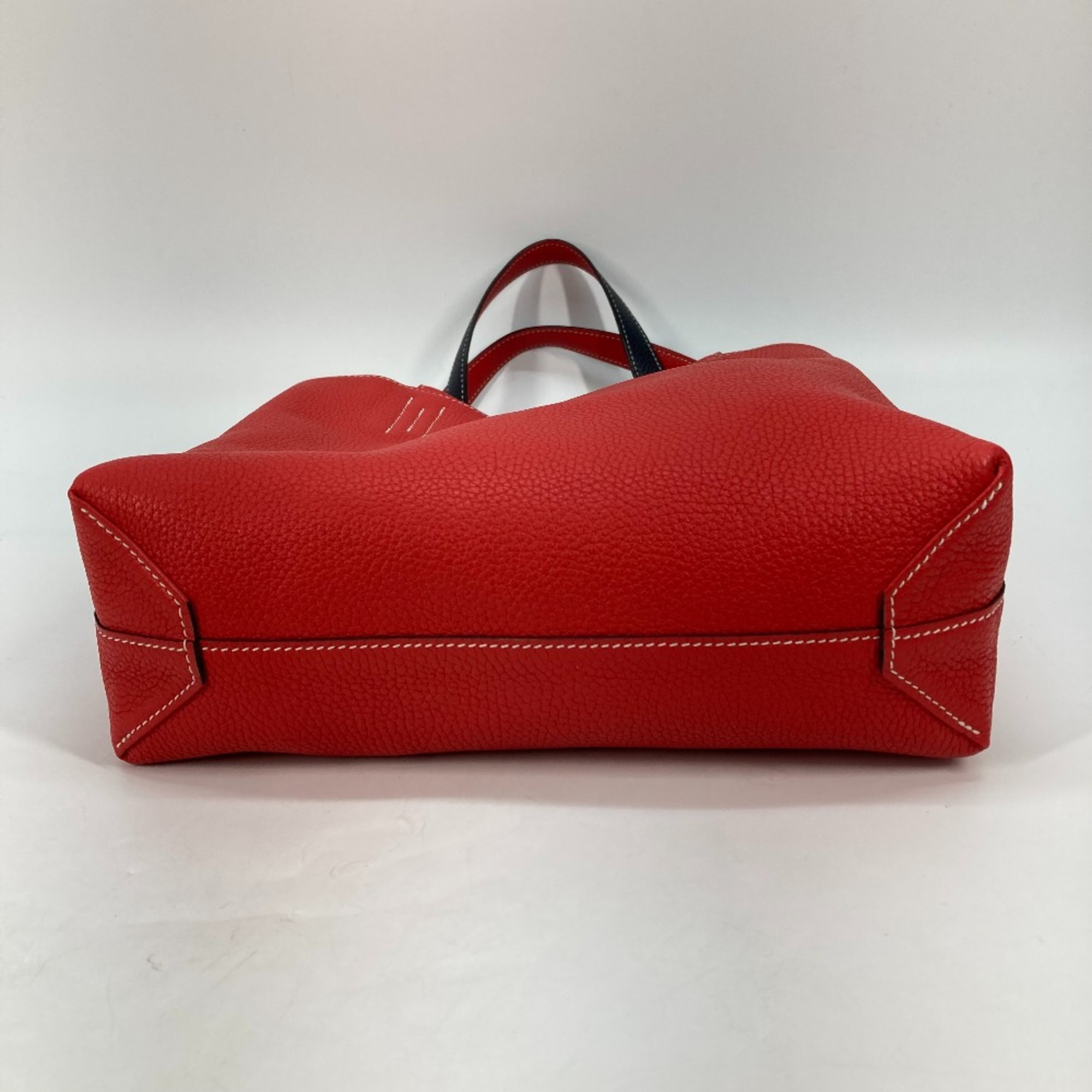 Hermes reversible shoulder bag Tote Bag Navy Red