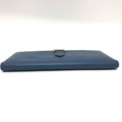 Hermes Long wallet HHardware Long Wallet blue GoldHardware