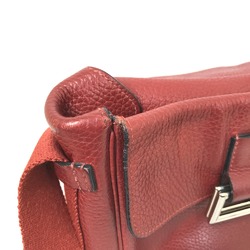 Hermes Crossbody bag Pochette Shoulder Bag Red SilverHardware