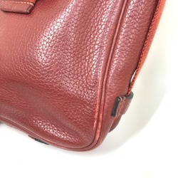 Hermes Crossbody bag Pochette Shoulder Bag Red SilverHardware