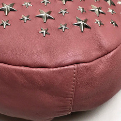 Jimmy Choo Star studs stars Bag Shoulder Bag Semi-Shoulder Hand Bag Shoulder Bag pink Silver