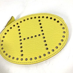 Hermes round Wallet Coin Compartment coin purse yellow