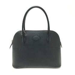 Hermes 2WAY Bag Shoulder Bag Bag Hand Bag Black SilverHardware