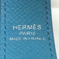 Hermes Tresage de Cuir Exagon Shoulder strap Blue du Nord/Rouge de Coeur/Gold blue SilverHardware