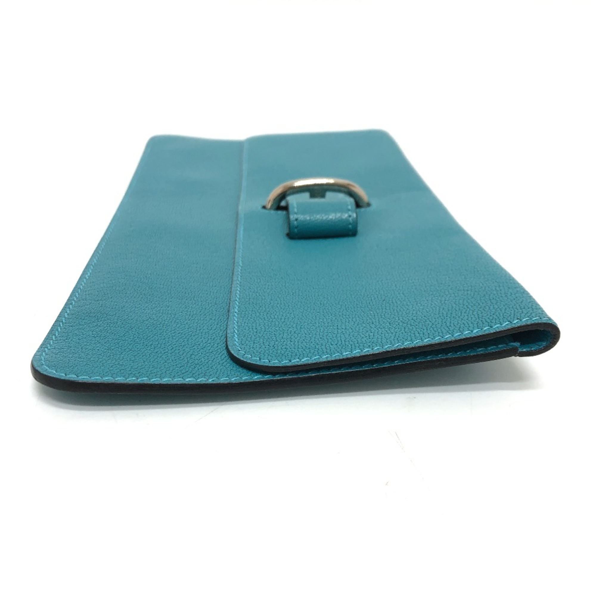 Hermes Flat Second Pouch Blue gene