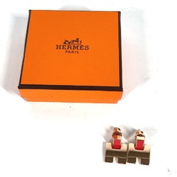 Hermes H logo accessories Pierce pink Pink Gold