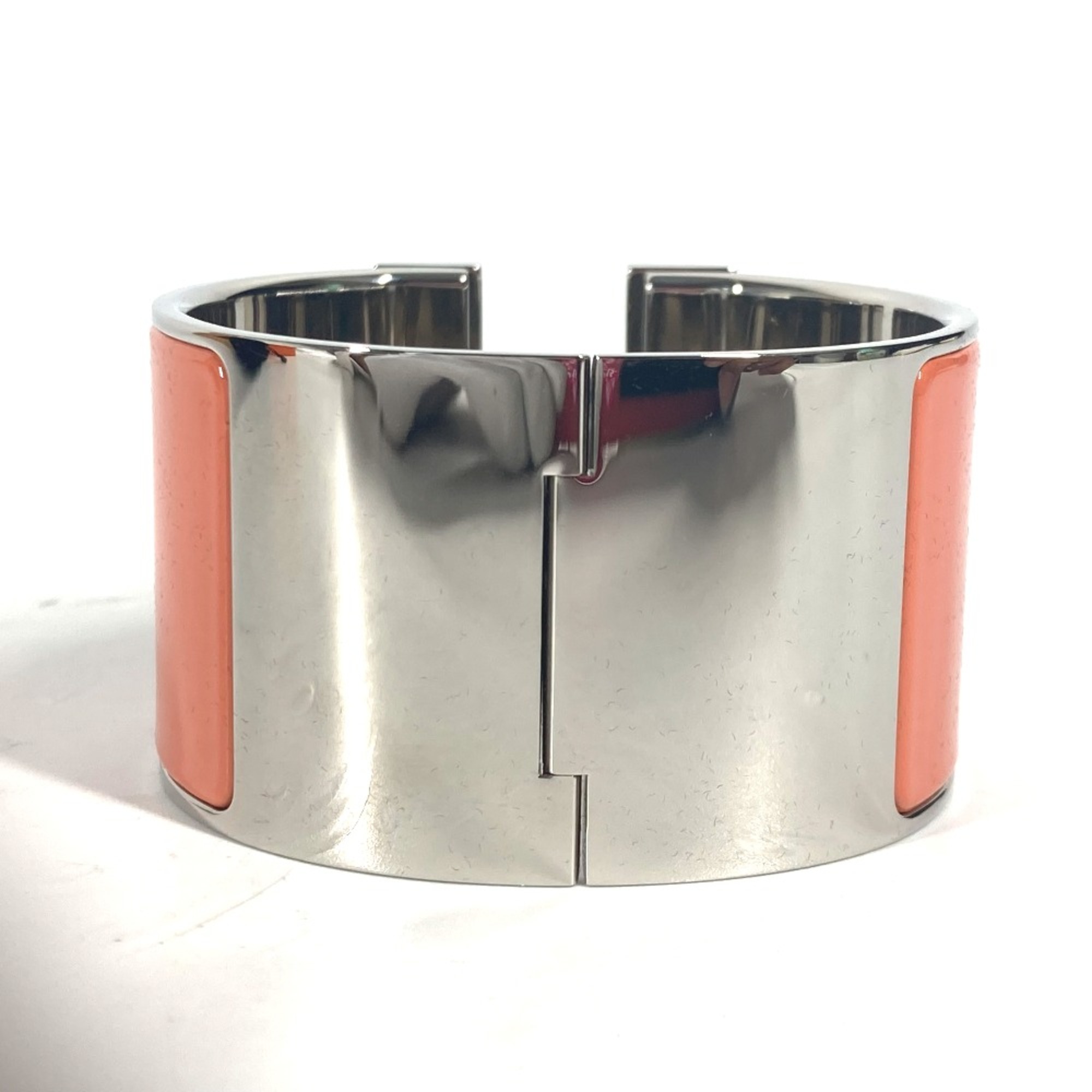 Hermes Accessories H logo bangle Bangle Orange x Silver