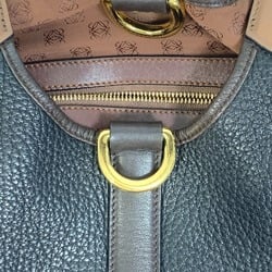 Loewe anagram Bag Hand Bag Black x Brown