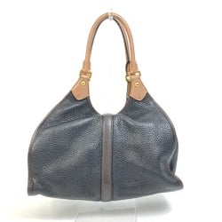 Loewe anagram Bag Hand Bag Black x Brown