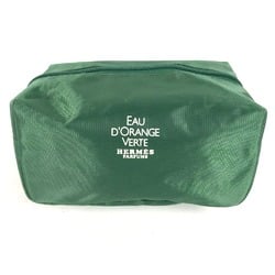 Hermes Eau D'Orange Verte Cosmetics Pouch makeup pouch Pouch Green