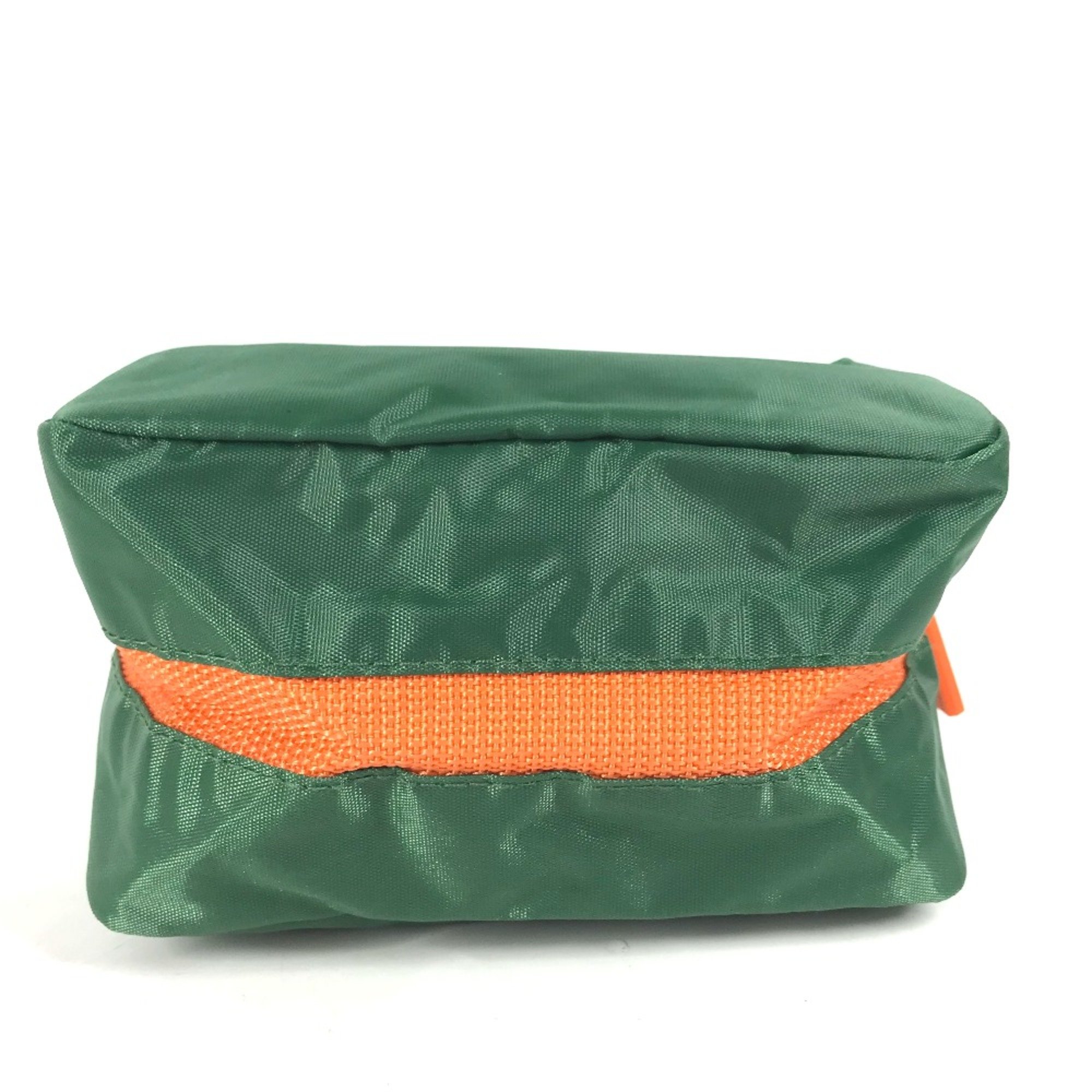 Hermes Eau D'Orange Verte Cosmetics Pouch makeup pouch Pouch Green