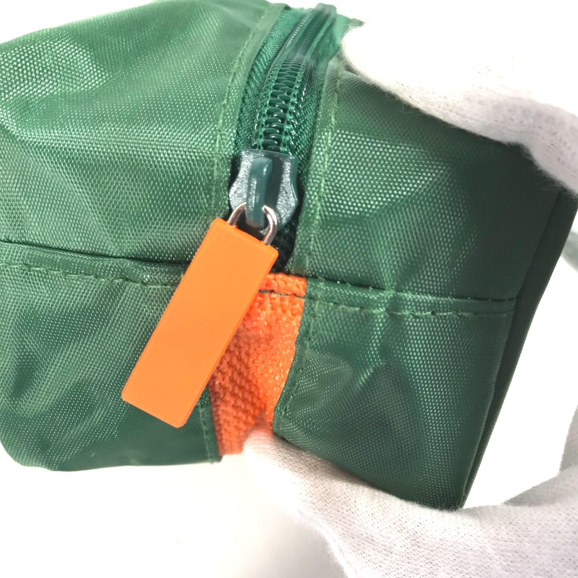 Hermes Eau D'Orange Verte Cosmetics Pouch makeup pouch Pouch Green