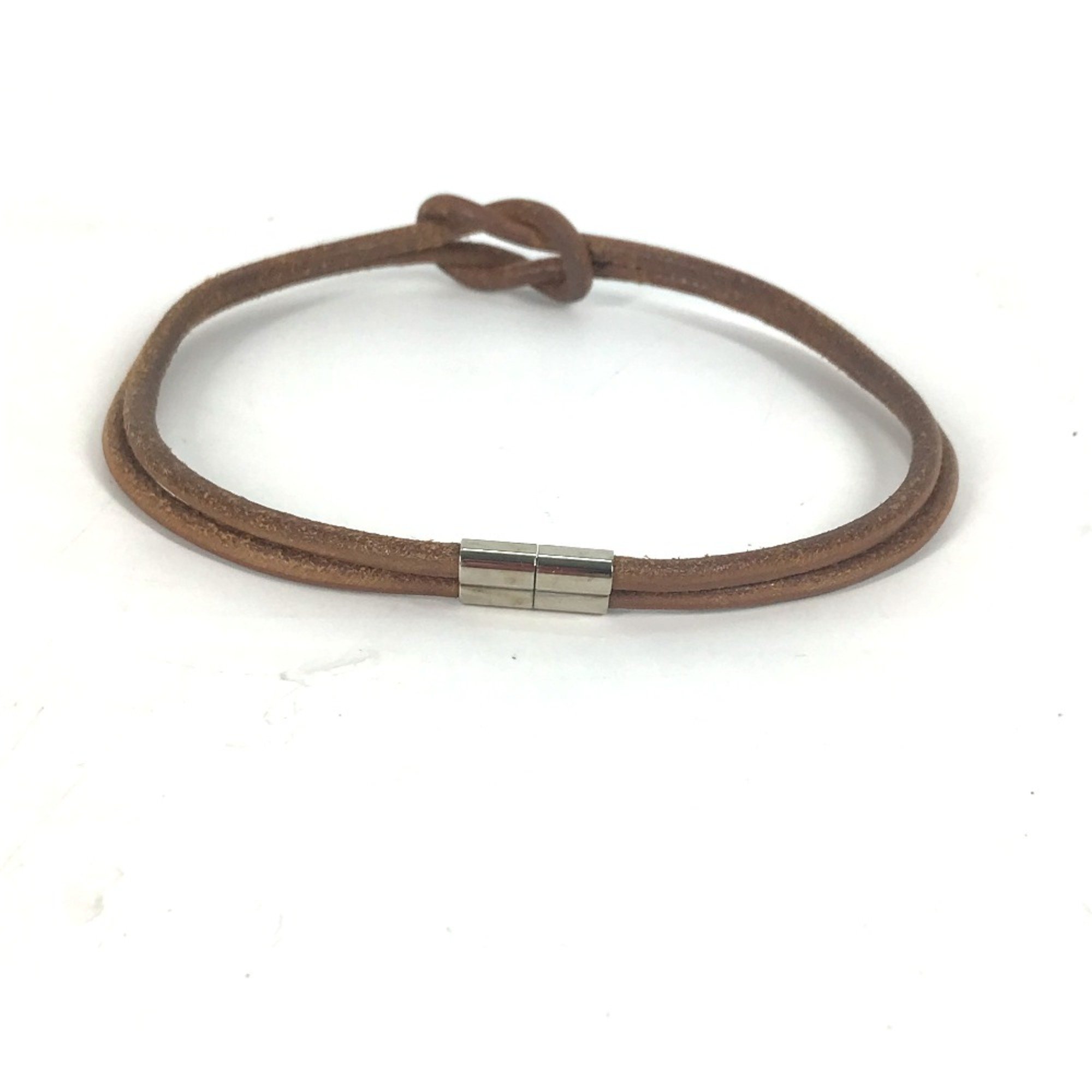 Hermes Necklace Accessories Double Choker Brown