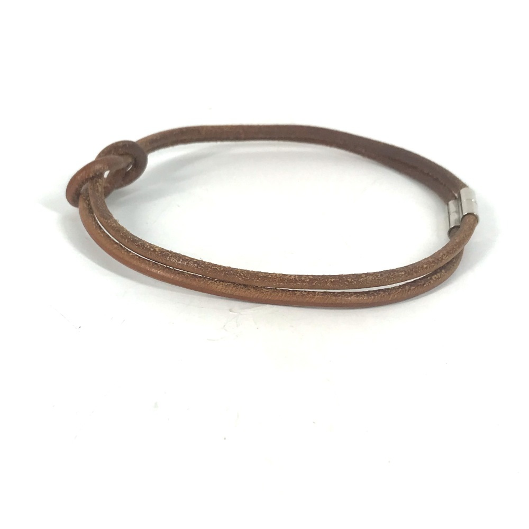 Hermes Necklace Accessories Double Choker Brown