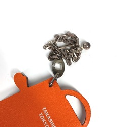 Hermes 2011 Takashimaya Tokyo Japan Bag Charm Key Holder Orange